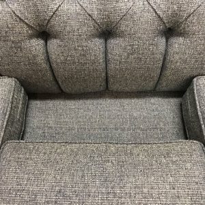 Classic Button Tufted Sofa with decking under the cushions is made of the same material as your sofa.