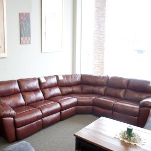 Comfort Plus Top Grain Leather Sectional