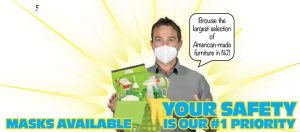 safety is our #1 priority. Masks available and required for everyone's protection.