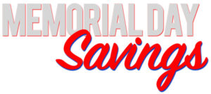 Memorial Day Super Sale Savings