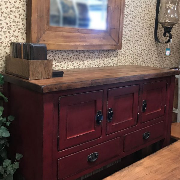 Farmhouse Country Solid Maple Buffet