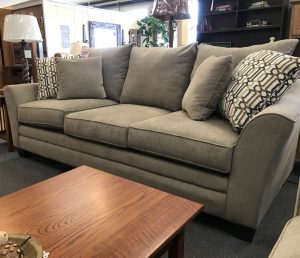 casual-collection-overstuffed sofa