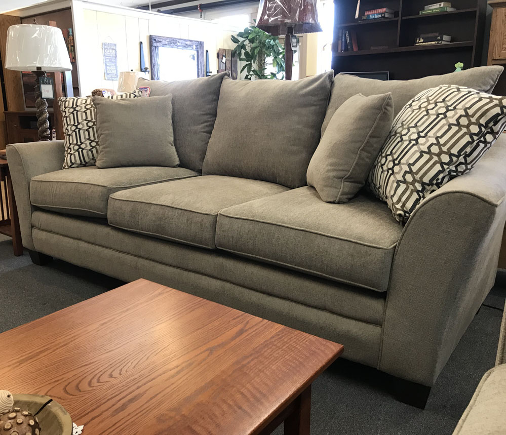 Overstuffed Living Room Set With, Casual Living Room Furniture