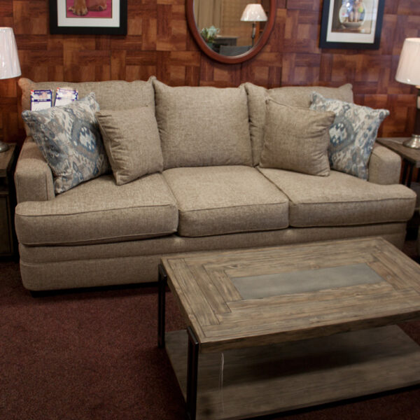 he ultimate blend of comfort and style! Sink into the plush cushions and relax in style on this gorgeous sofa. With a sleek, modern design and neutral color scheme, it's the perfect addition to any living room.