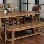 solid maple live edge dining table with wood chairs and wood bench